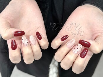 トゥートゥー(TOUTOU)/赤xドットxマグネット