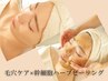 【毛穴黒ずみ/ニキビケア/水光肌】剥離なしハーブピーリング＋毛穴洗浄