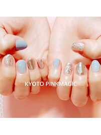 ミラー&ホイルネイル
