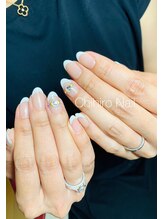 チヒロネイル/王道ホワイトフレンチ