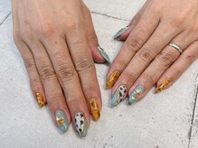 ネイル ビューティーマジック 葛西本店/ゴージャスアニマルネイル