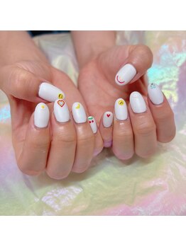 アイディールネイル(ideal nail)/ホワイトネイル