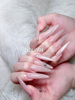 ウブントゥ(Ubuntu)の写真/【持ち込みデザイン大歓迎です◎】SNSで話題の網紅(ワンホン)デザインも☆手元が映える可愛いネイルに♪