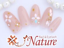 ナチュレ ネイルアンドアイラッシュ(Nature Nail & Eyelash)/定額デザイン☆￥7,452☆