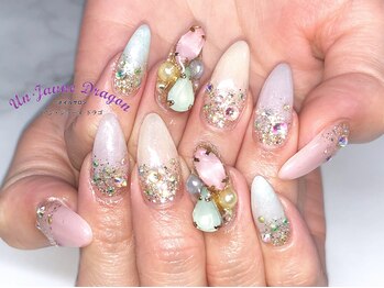 アン ジョーヌドラゴ/【自爪ネイル】春ネイル