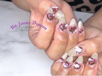 アン ジョーヌドラゴ/【自爪ネイル】ハートネイル