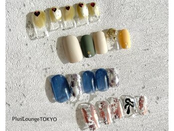 プルースラウンジ トウキョウ(Plus Lounge TOKYO)/12月の定額ネイル★Simple