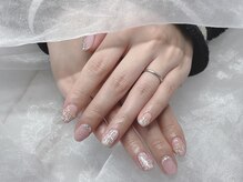 ベビーライオン(BABY LION)/春のツイードネイル♪