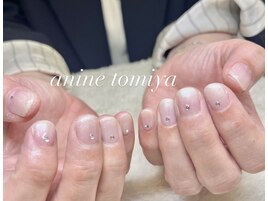 シンプルネイル　グラデーション