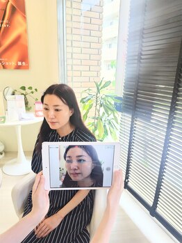 ポーラ 三軒茶屋店(POLA)/まずは肌分析！　動画撮影から