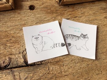 ミネット ビビ(minette BIBI)/お店のオリジナルステッカー