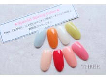 スリー 自由が丘(THREE)/春色ブランドコスメカラー☆
