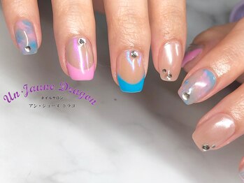 アン ジョーヌドラゴ/【自爪ネイル】オーロラネイル