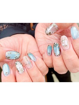 手描きアートが得意なサロン