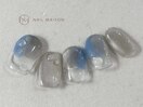 ブルーシルバーマグネット