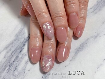 ネイルアトリエルカ(nail atelier LUCA)/W-308 くすみピンクニュアンス