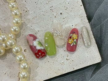 アネラネイル(anela nail)/2026成人式ボリューム10380円