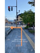 サンズイ(SANZUI)/P1駐車場からのアクセス