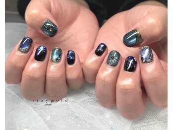 ネイルサロン ステイゴールド(STAY GOLD)/サキお客様施術ネイル