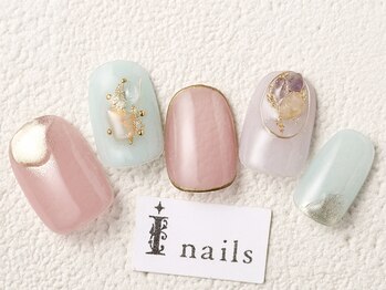 アイネイルズ 渋谷店(I nails)/うるうる天然石¥9,480[渋谷]
