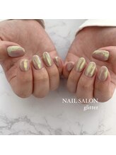 ネイルサロン グリッター(NAIL SALON glitter)/オーロラネイル