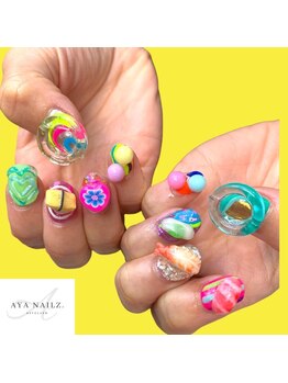 アヤネイルズ アンド アイラッシュ(AYA NAILZ.&Eyelash)/わいわい寿司ネイル