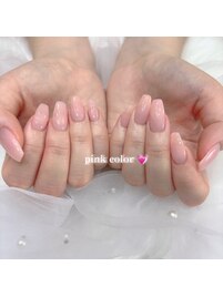 肌なじみのいいピンクカラー