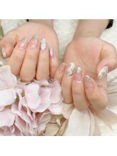 アイカ(Aika)/ミラーハートネイル