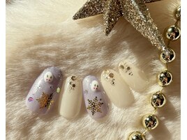 うさぎもち×雪の結晶
