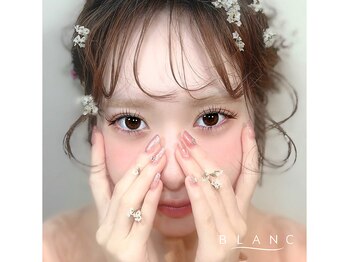 アイラッシュサロン ブラン イオンモール富士宮店(Eyelash Salon Blanc)の写真/《圧倒的なキープ力のフラットラッシュ♪》自まつ毛の状態を見極めて、丁寧に施術するのでモチの良さ◎