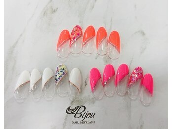 ネイルアンドアイラッシュ ビジュ(Bijou)/☆7月キャンペーンネイル☆