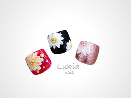 フラワーdesign☆フットサンプル