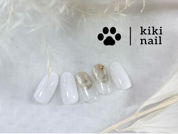 キキネイル たまプラーザ店(kikinail)/ホワイトネイル/冬ネイル