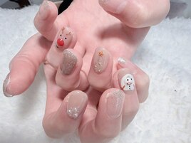 クリスマスネイル