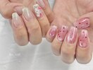 6月ちぐはぐネイル