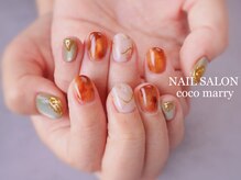 ネイルサロン ココマリー(coco marry)の雰囲気（夏と秋の間にピッタリなネイルをご提案♪自爪育成も大人気◎）