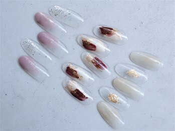 アバネイル 藤が丘(AVA NAIL)/【クリアニュアンスネイル】