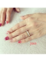 ネイルアンドアイラッシュサロン パーチェ(pace)/セミハードジェル＋アート