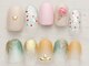 ノーネイル 町田(NO NAIL MACHIDA)の写真/限定デザインをお手頃価格で★【写真】新作8/1~夏満喫!アイスホロ×ボタニカルモチーフネイル¥4990♪町田駅