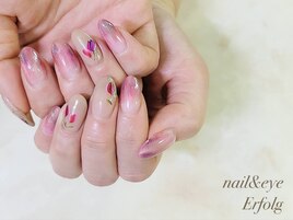 春のチューリップネイル！