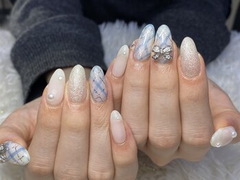 レディスペネイル ノマエ 名駅店(Redispe nail nomae)/チェックネイル