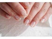 ネイル フライガール(nail FLY GIRL)/桜の押し花ネイル