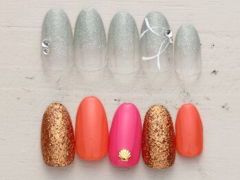 ネイルミックス 銀座店(Nail Mix)の写真/【4990円★プチトレンドコース(60分)】時短×可愛いはNailMix♪毎月変わる最新デザイン（新作7/1～）/銀座