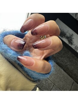 ラブクロム(LOVE CHROME)/インクグラデネイル