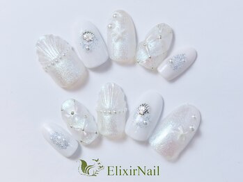 エリクサーネイル 鶯谷(Elixir Nail)の写真/セミオーダージェルネイルが定額¥5280から施術可能！あなただけの綺麗な指先になれるサロン♪