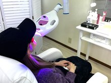エクシアホワイトフジ(ecxia white fuji)/【施術風景】ホワイトニング