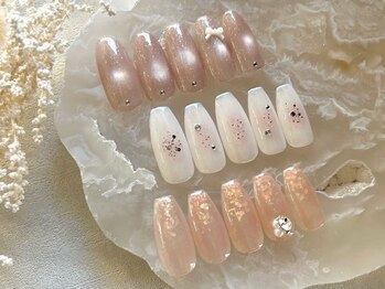 リッシュ(RICHE)の写真/パラジェル認定サロン/シンプル可愛いはRICHEへ♪ちゅるんと水光ネイル,グラデーション,ベイビーブーマー！