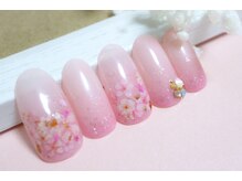 ラミエンヌ/桜ネイル　春ネイル フラワー