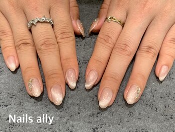 ネイルズアリー 立川店(Nails ally)/ギャラクシー×マグネット×秋