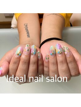 イデア(IDEAL)/カラフルマーメイドネイル